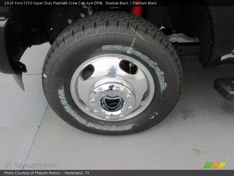  2016 F350 Super Duty Platinum Crew Cab 4x4 DRW Wheel