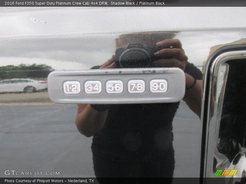 Shadow Black / Platinum Black 2016 Ford F350 Super Duty Platinum Crew Cab 4x4 DRW