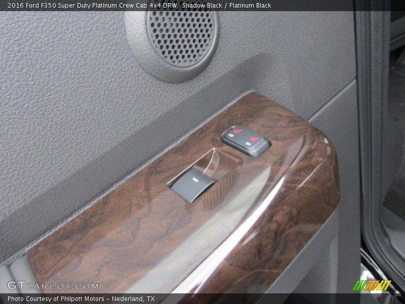 Shadow Black / Platinum Black 2016 Ford F350 Super Duty Platinum Crew Cab 4x4 DRW
