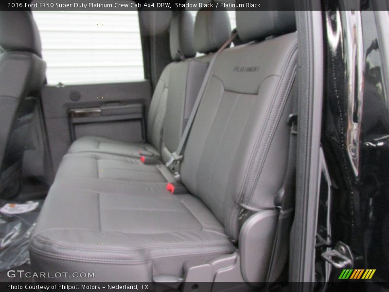 Shadow Black / Platinum Black 2016 Ford F350 Super Duty Platinum Crew Cab 4x4 DRW