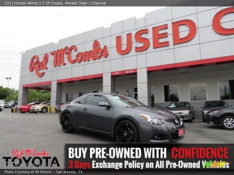 Metallic Slate / Charcoal 2011 Nissan Altima 3.5 SR Coupe