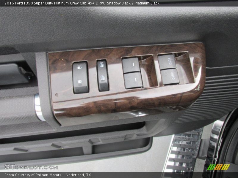 Shadow Black / Platinum Black 2016 Ford F350 Super Duty Platinum Crew Cab 4x4 DRW