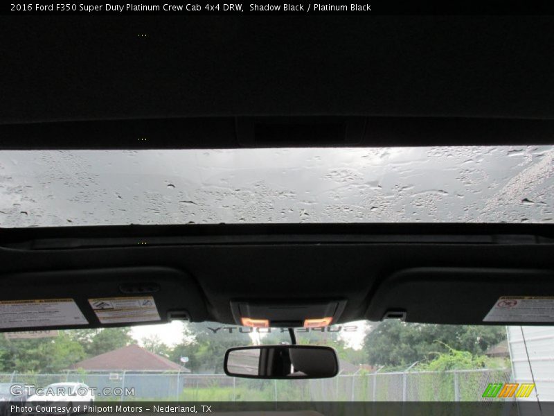 Shadow Black / Platinum Black 2016 Ford F350 Super Duty Platinum Crew Cab 4x4 DRW