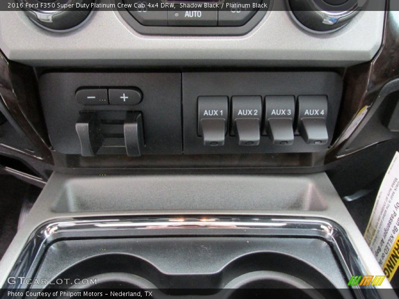 Shadow Black / Platinum Black 2016 Ford F350 Super Duty Platinum Crew Cab 4x4 DRW