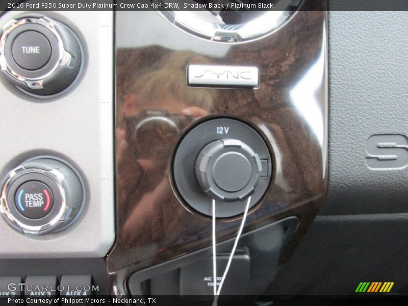 Shadow Black / Platinum Black 2016 Ford F350 Super Duty Platinum Crew Cab 4x4 DRW