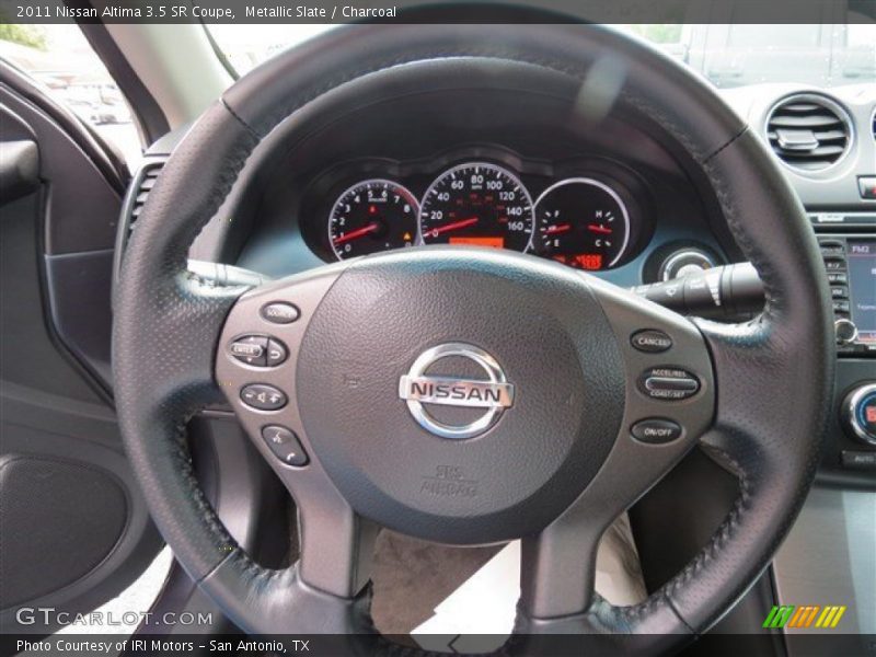 Metallic Slate / Charcoal 2011 Nissan Altima 3.5 SR Coupe