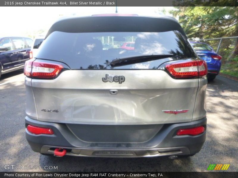 Billet Silver Metallic / Black 2016 Jeep Cherokee Trailhawk 4x4