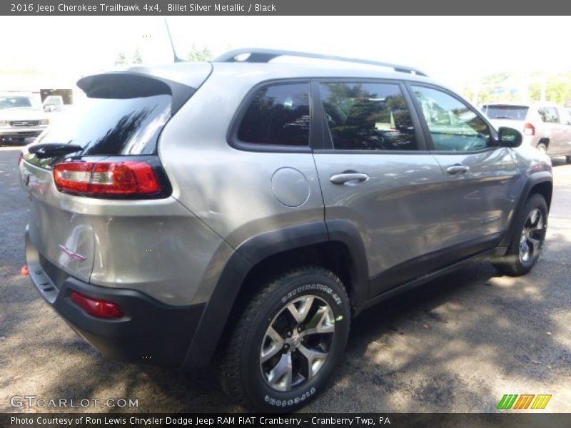 Billet Silver Metallic / Black 2016 Jeep Cherokee Trailhawk 4x4