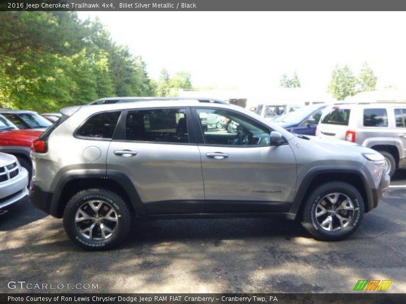 Billet Silver Metallic / Black 2016 Jeep Cherokee Trailhawk 4x4