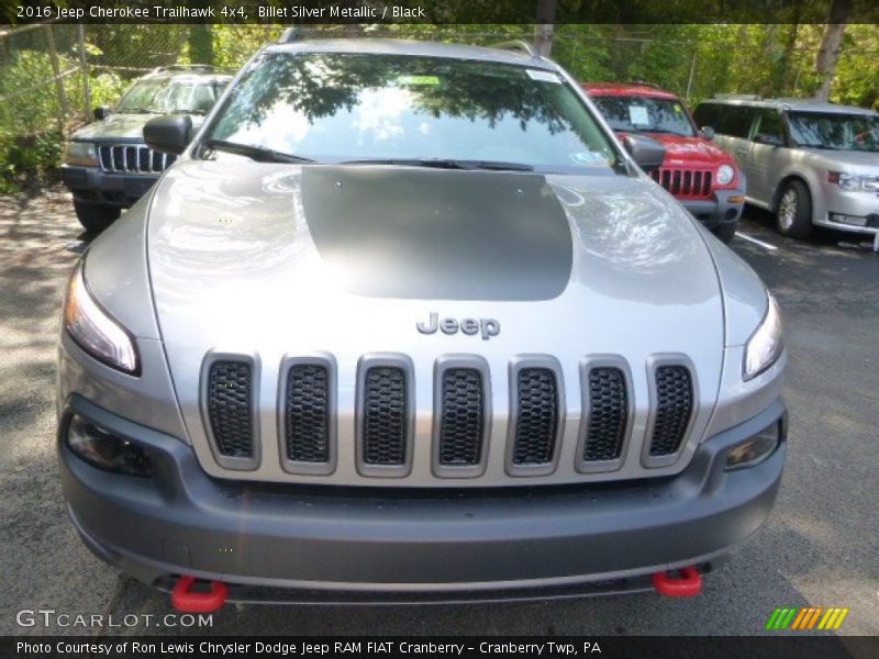 Billet Silver Metallic / Black 2016 Jeep Cherokee Trailhawk 4x4
