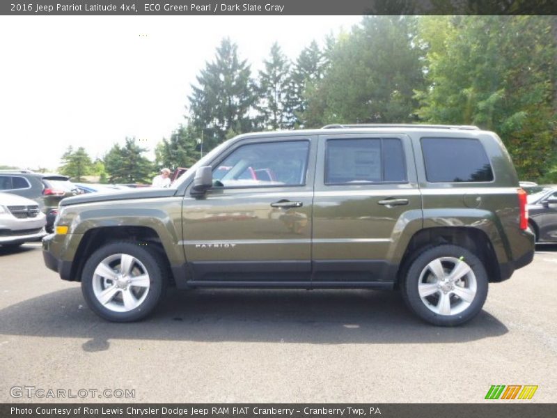 ECO Green Pearl / Dark Slate Gray 2016 Jeep Patriot Latitude 4x4