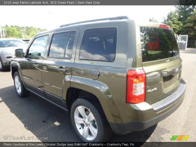 ECO Green Pearl / Dark Slate Gray 2016 Jeep Patriot Latitude 4x4