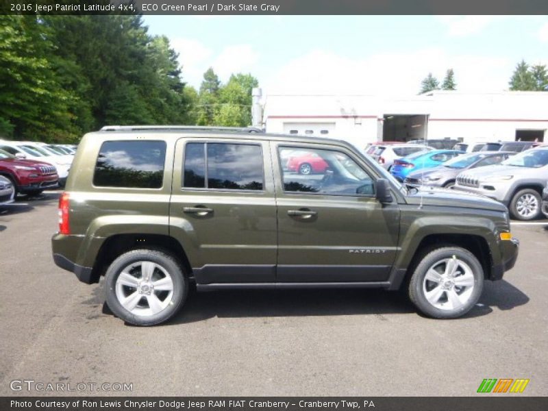 ECO Green Pearl / Dark Slate Gray 2016 Jeep Patriot Latitude 4x4