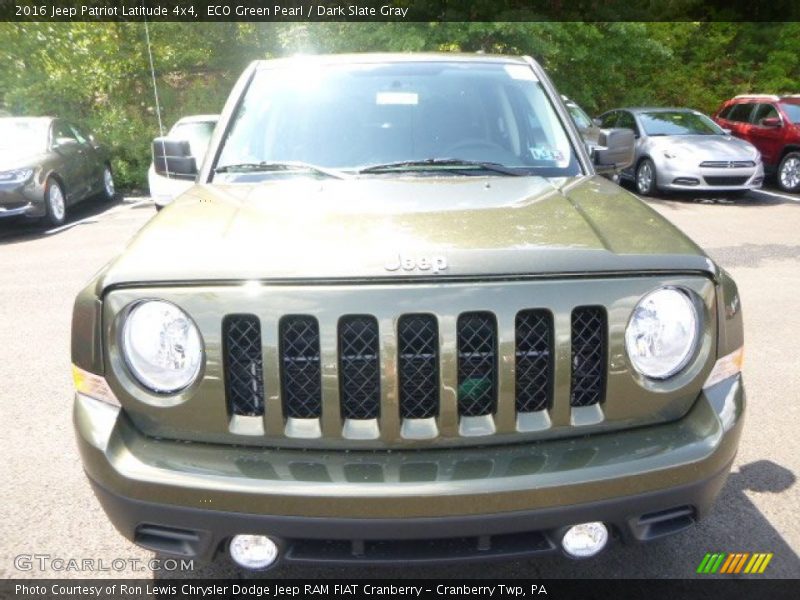 ECO Green Pearl / Dark Slate Gray 2016 Jeep Patriot Latitude 4x4