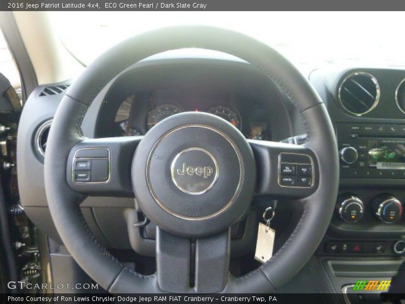 ECO Green Pearl / Dark Slate Gray 2016 Jeep Patriot Latitude 4x4