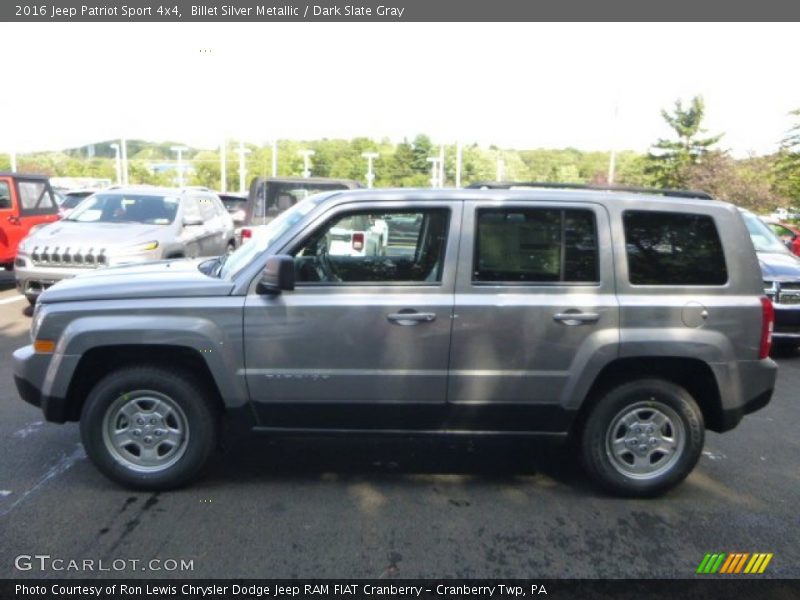 Billet Silver Metallic / Dark Slate Gray 2016 Jeep Patriot Sport 4x4