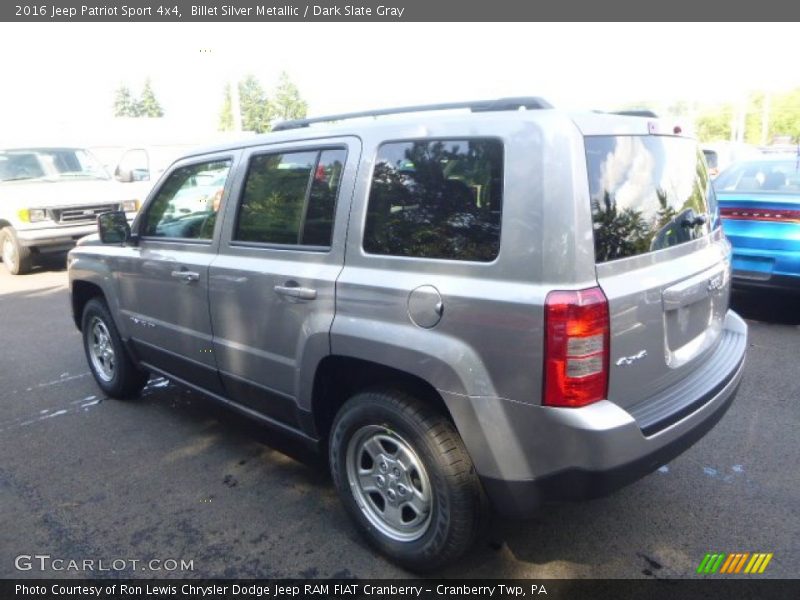 Billet Silver Metallic / Dark Slate Gray 2016 Jeep Patriot Sport 4x4