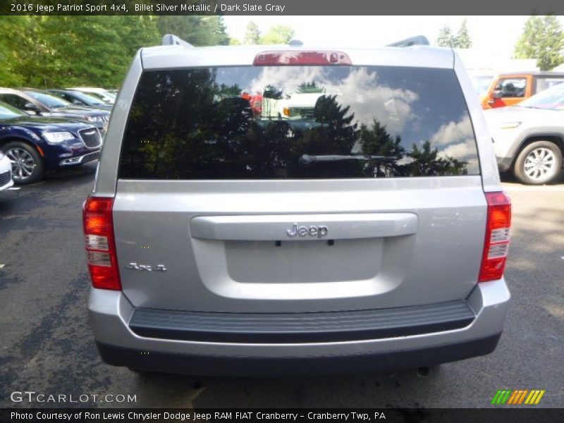 Billet Silver Metallic / Dark Slate Gray 2016 Jeep Patriot Sport 4x4