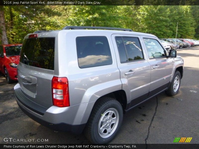 Billet Silver Metallic / Dark Slate Gray 2016 Jeep Patriot Sport 4x4