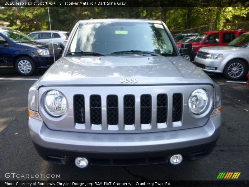 Billet Silver Metallic / Dark Slate Gray 2016 Jeep Patriot Sport 4x4