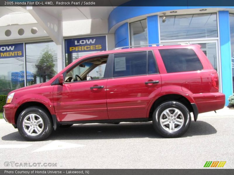 Redrock Pearl / Saddle 2005 Honda Pilot EX-L 4WD