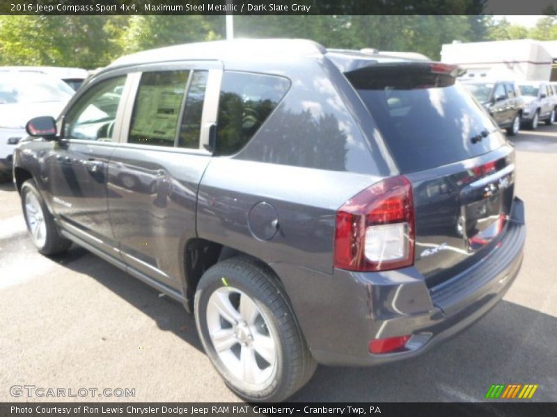 Maximum Steel Metallic / Dark Slate Gray 2016 Jeep Compass Sport 4x4