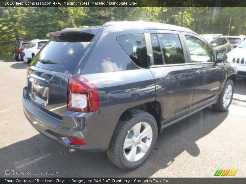 Maximum Steel Metallic / Dark Slate Gray 2016 Jeep Compass Sport 4x4