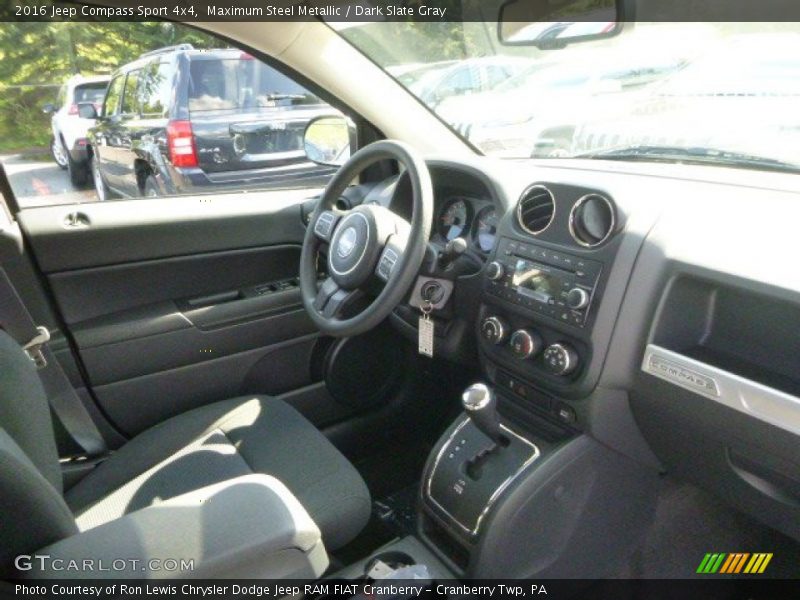 Maximum Steel Metallic / Dark Slate Gray 2016 Jeep Compass Sport 4x4