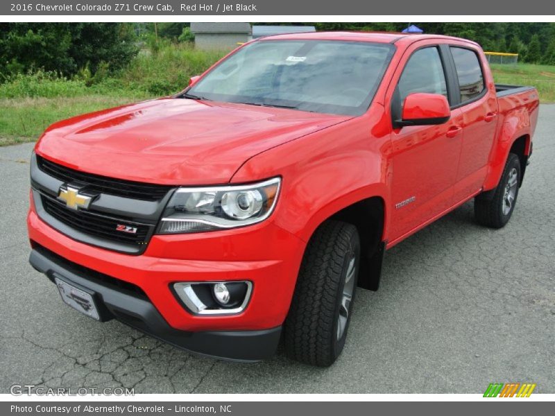 Red Hot / Jet Black 2016 Chevrolet Colorado Z71 Crew Cab