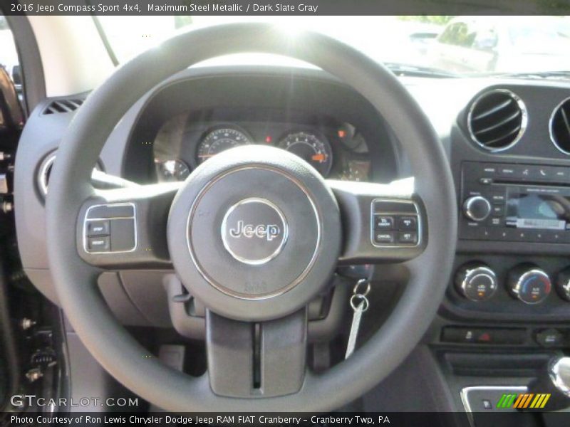 Maximum Steel Metallic / Dark Slate Gray 2016 Jeep Compass Sport 4x4