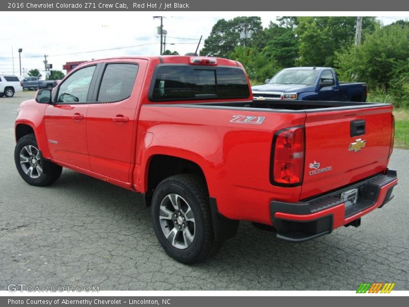 Red Hot / Jet Black 2016 Chevrolet Colorado Z71 Crew Cab