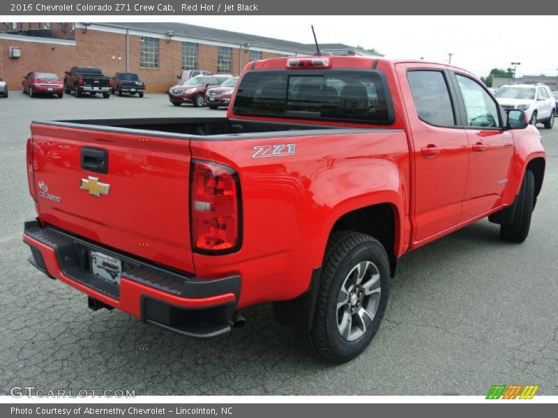 Red Hot / Jet Black 2016 Chevrolet Colorado Z71 Crew Cab