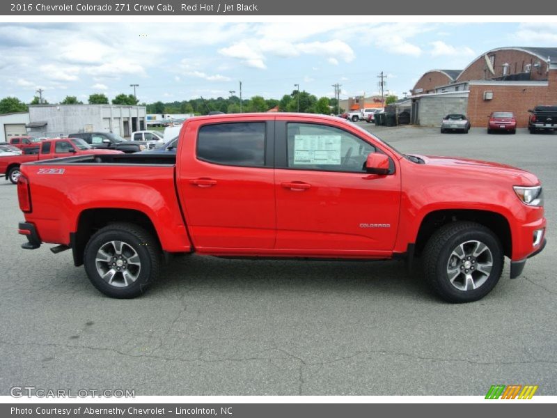 Red Hot / Jet Black 2016 Chevrolet Colorado Z71 Crew Cab