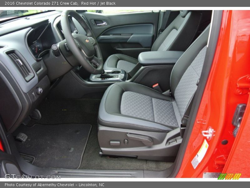  2016 Colorado Z71 Crew Cab Jet Black Interior