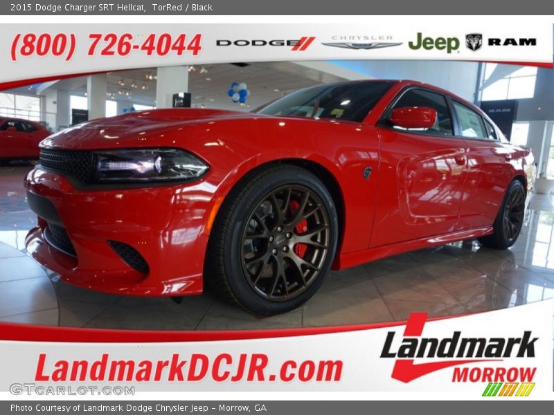 TorRed / Black 2015 Dodge Charger SRT Hellcat