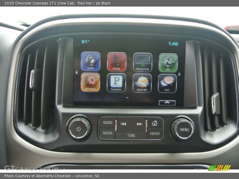 Controls of 2016 Colorado Z71 Crew Cab