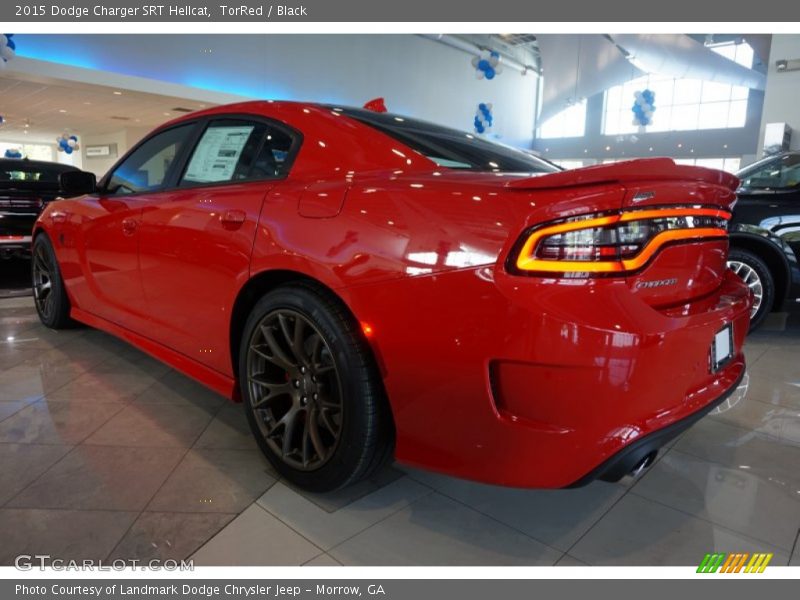 TorRed / Black 2015 Dodge Charger SRT Hellcat