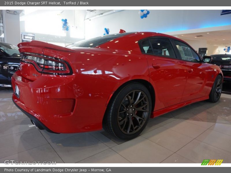TorRed / Black 2015 Dodge Charger SRT Hellcat