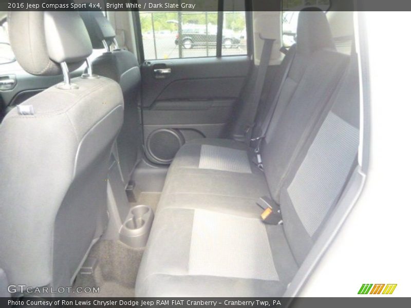 Bright White / Dark Slate Gray 2016 Jeep Compass Sport 4x4