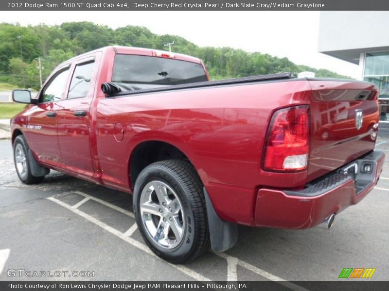 Deep Cherry Red Crystal Pearl / Dark Slate Gray/Medium Graystone 2012 Dodge Ram 1500 ST Quad Cab 4x4