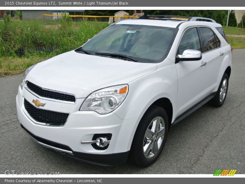 Summit White / Light Titanium/Jet Black 2015 Chevrolet Equinox LTZ