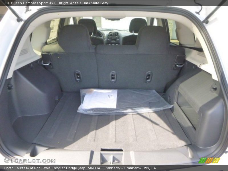 Bright White / Dark Slate Gray 2016 Jeep Compass Sport 4x4
