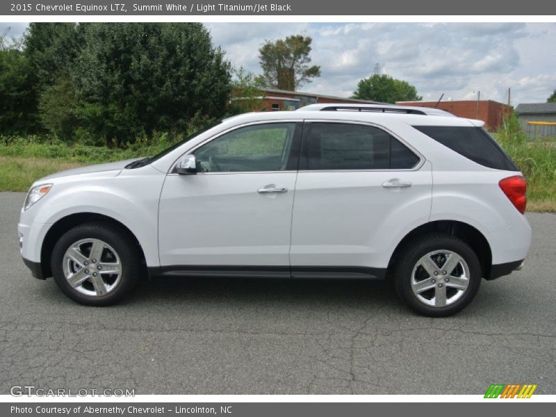 Summit White / Light Titanium/Jet Black 2015 Chevrolet Equinox LTZ