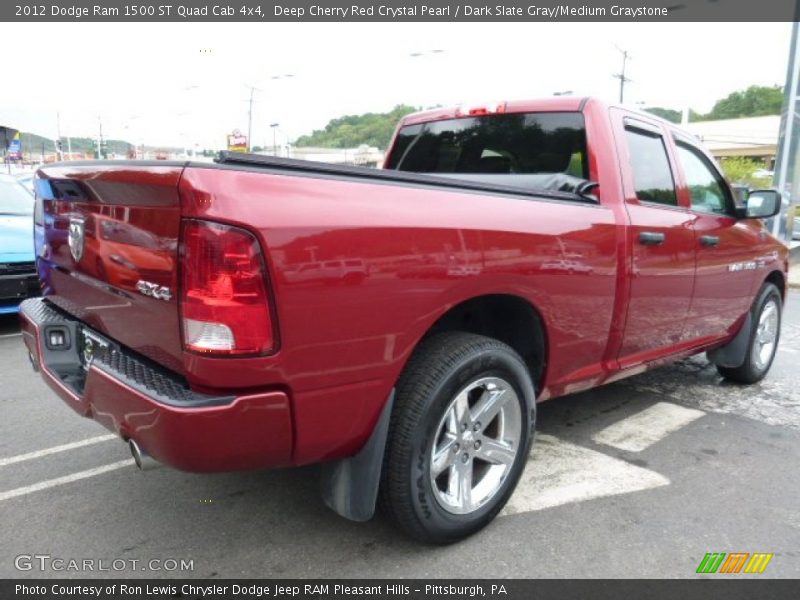 Deep Cherry Red Crystal Pearl / Dark Slate Gray/Medium Graystone 2012 Dodge Ram 1500 ST Quad Cab 4x4