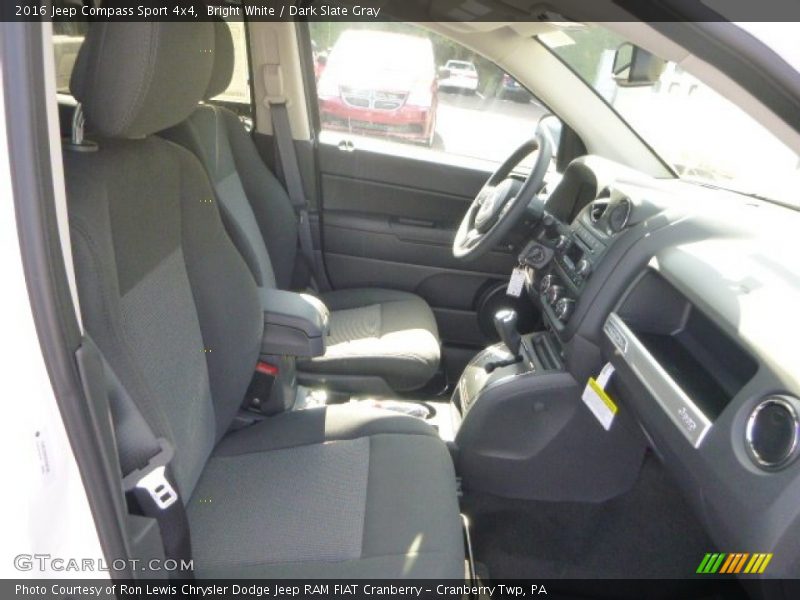 Bright White / Dark Slate Gray 2016 Jeep Compass Sport 4x4