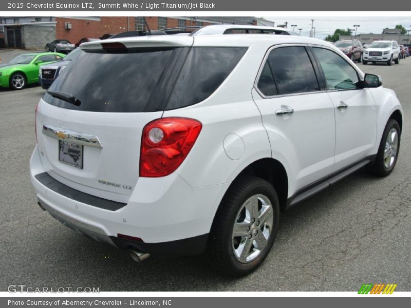 Summit White / Light Titanium/Jet Black 2015 Chevrolet Equinox LTZ