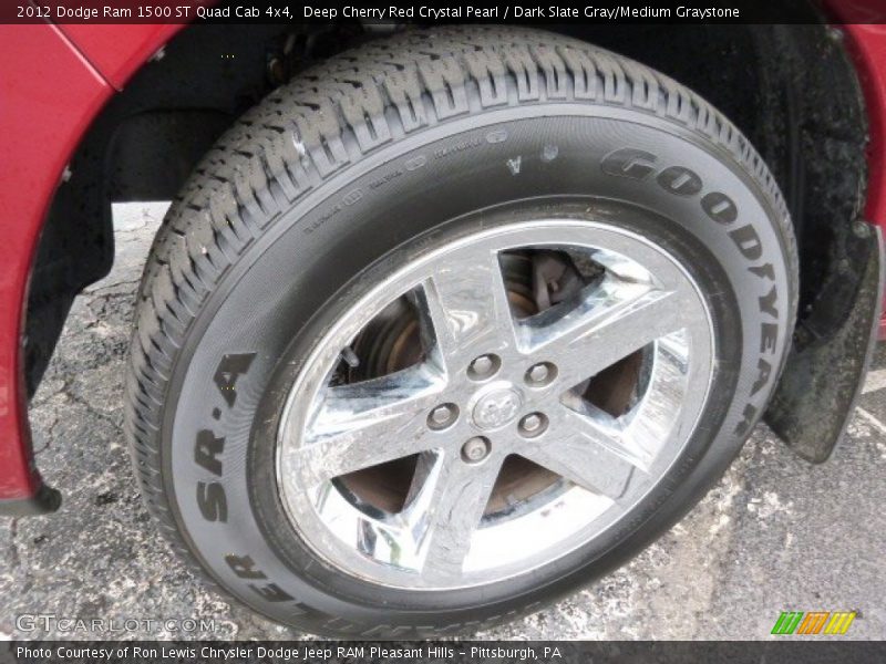 Deep Cherry Red Crystal Pearl / Dark Slate Gray/Medium Graystone 2012 Dodge Ram 1500 ST Quad Cab 4x4