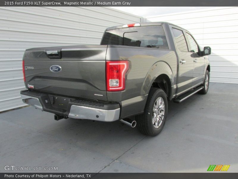 Magnetic Metallic / Medium Earth Gray 2015 Ford F150 XLT SuperCrew