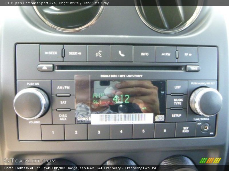 Audio System of 2016 Compass Sport 4x4