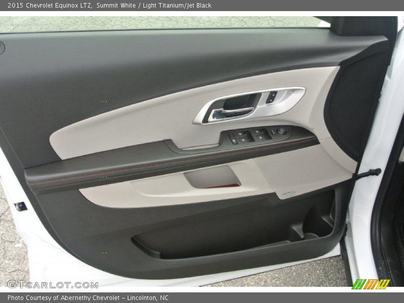 Summit White / Light Titanium/Jet Black 2015 Chevrolet Equinox LTZ